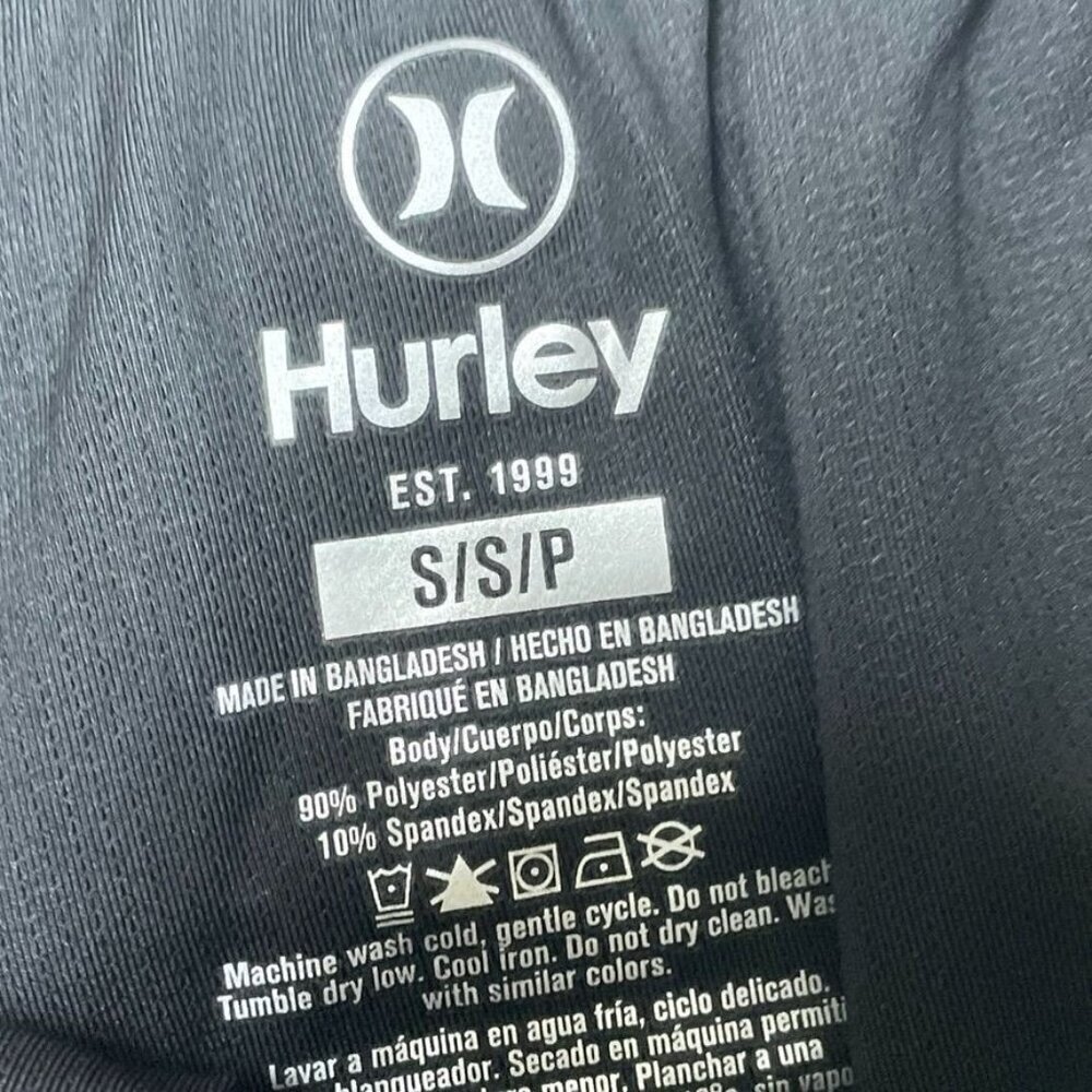 Hurley Mens Regular Fit Swim Shorts Size S Black Floral Print 6891 - Picture 3 of 6